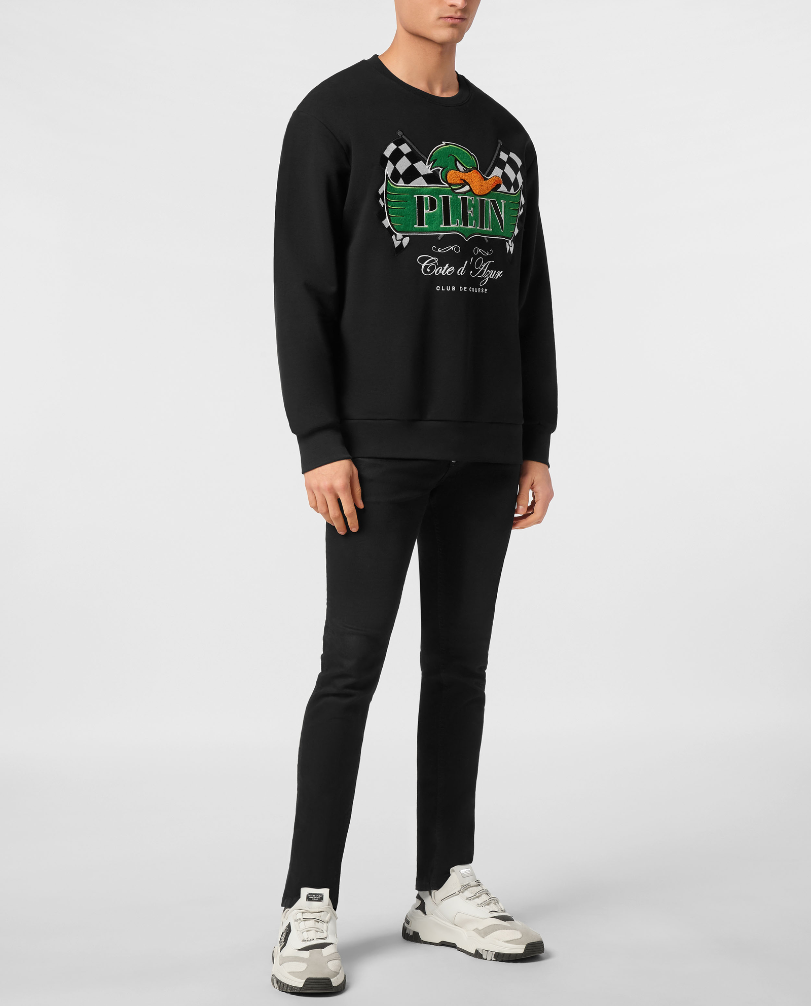 Czarna bluza z bawełny Duck - Image #3