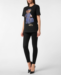 Czarny t-shirt Teddy Doorman - Image #3