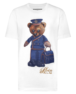 Biały t-shirt Teddy Doorman - Image #1