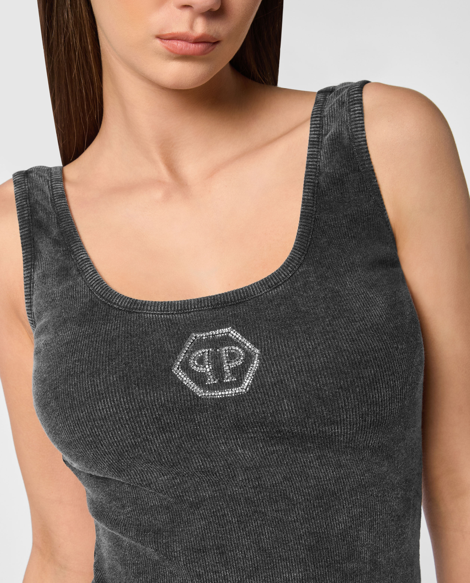 Szary top z logo - Image #3