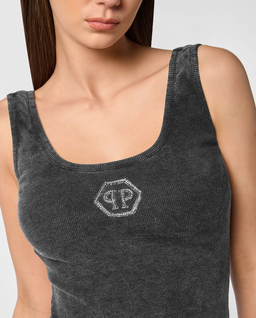 Szary top z logo - Image #3