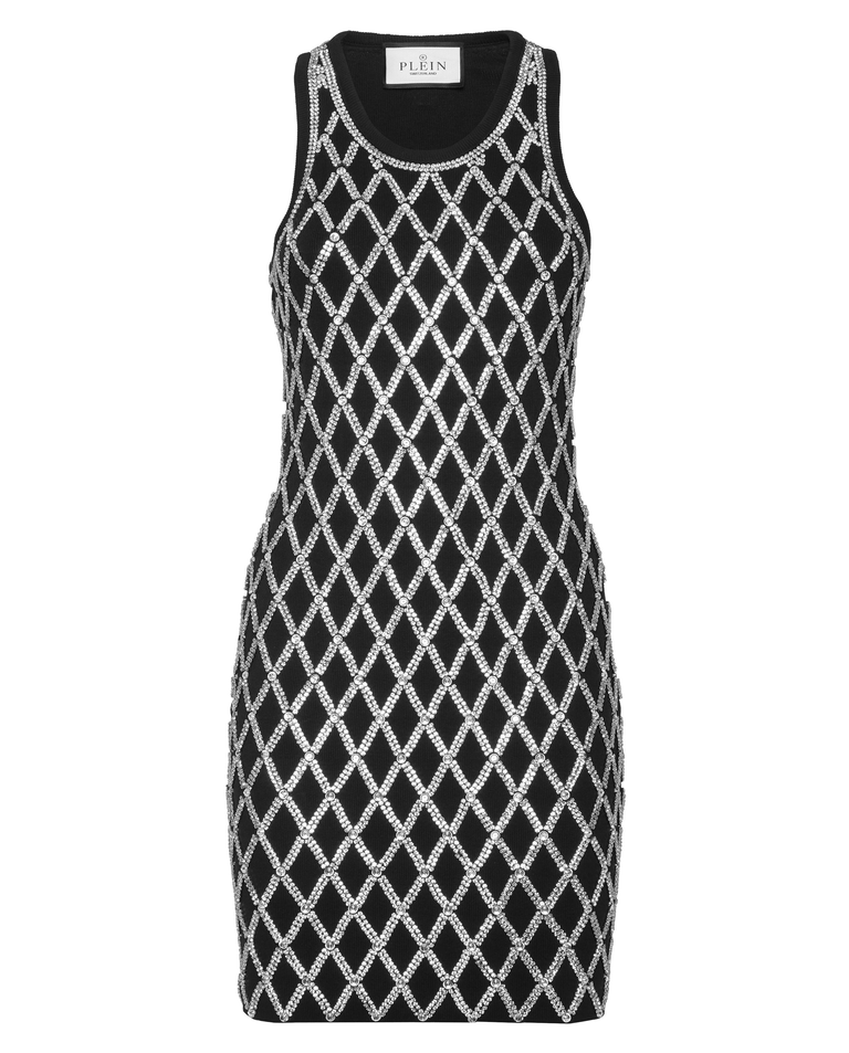 Sukienka mini z kryształkami - Image #4