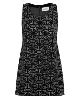 Sukienka mini z monogramem - Image #4
