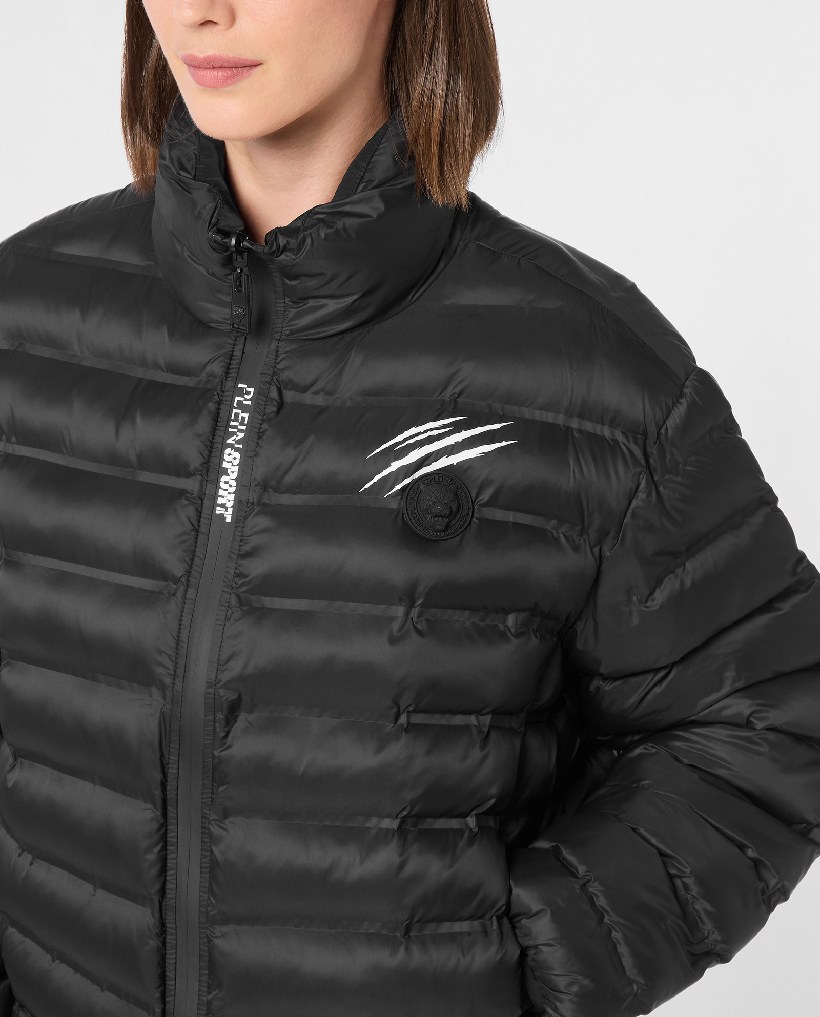 Czarna kurtka puchowa - Image #6