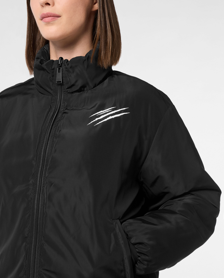 Czarna kurtka puchowa - Image #7