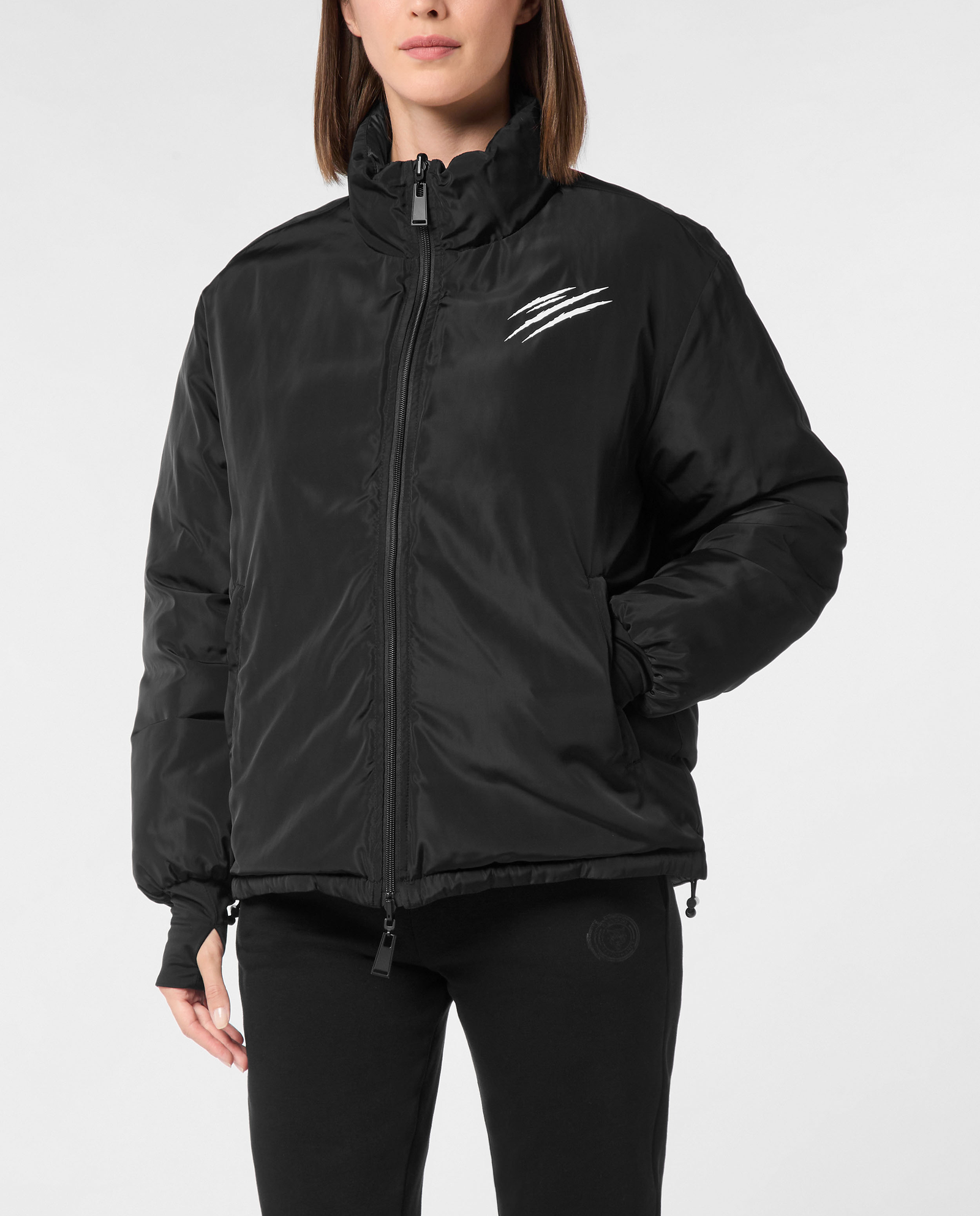 Czarna kurtka puchowa - Image #1