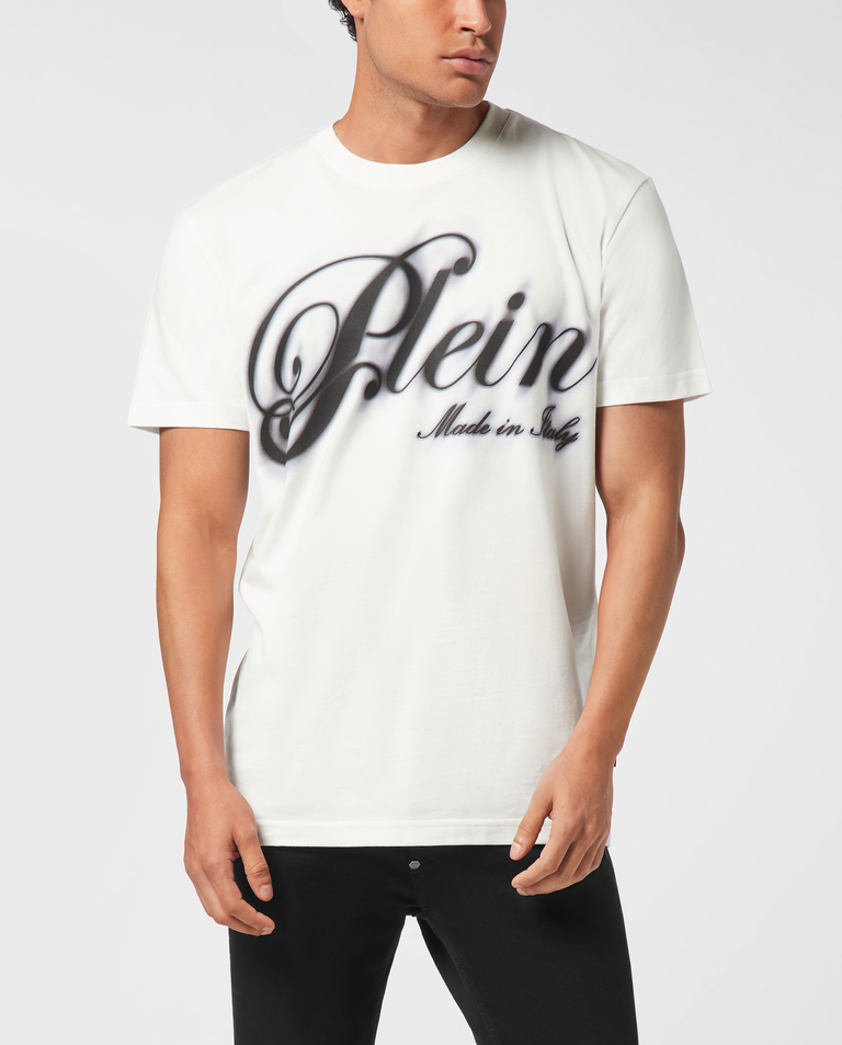 Biała koszulka Blur Signature