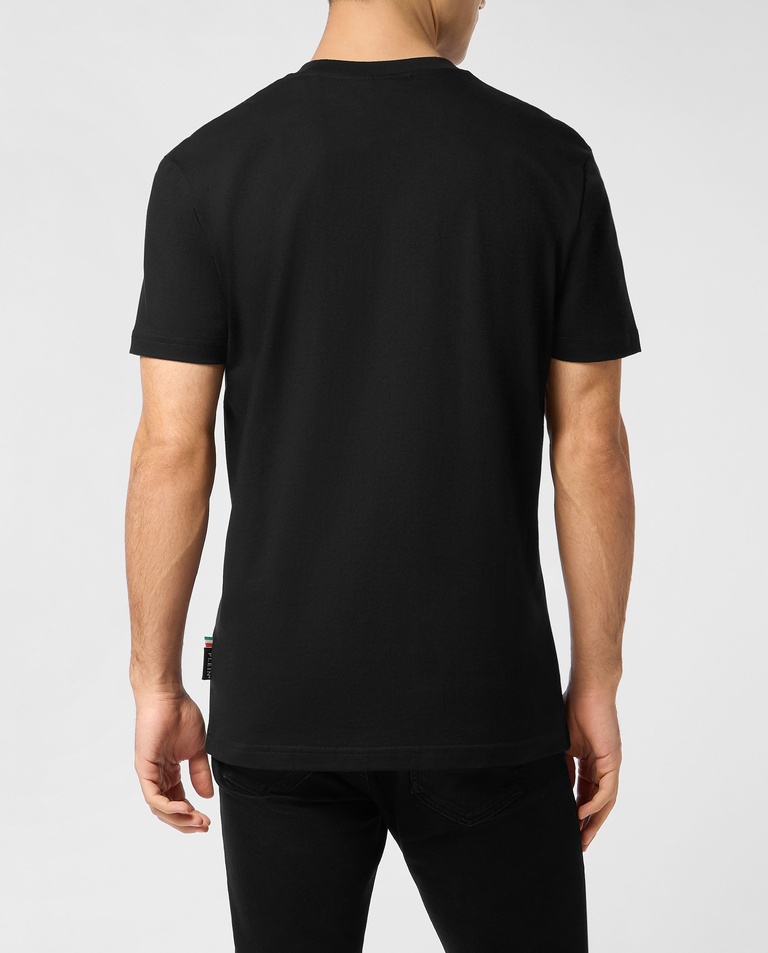 Czarny t-shirt z nadrukiem Money - Image #2