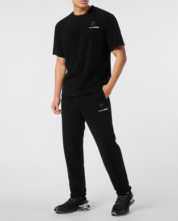 Czarna koszulka z okrągłym dekoltem - Image #2