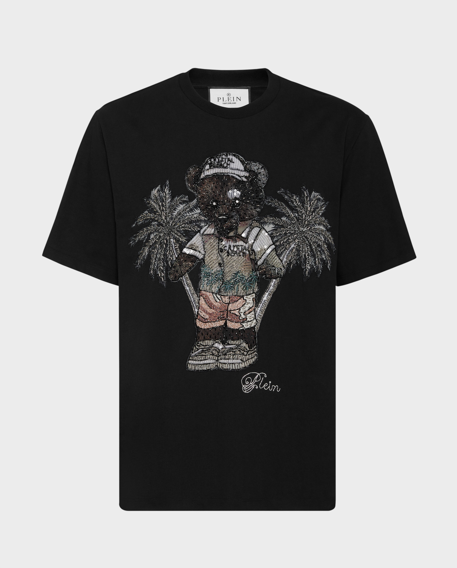 Czarny t-shirt Teddy Bear - Image #0