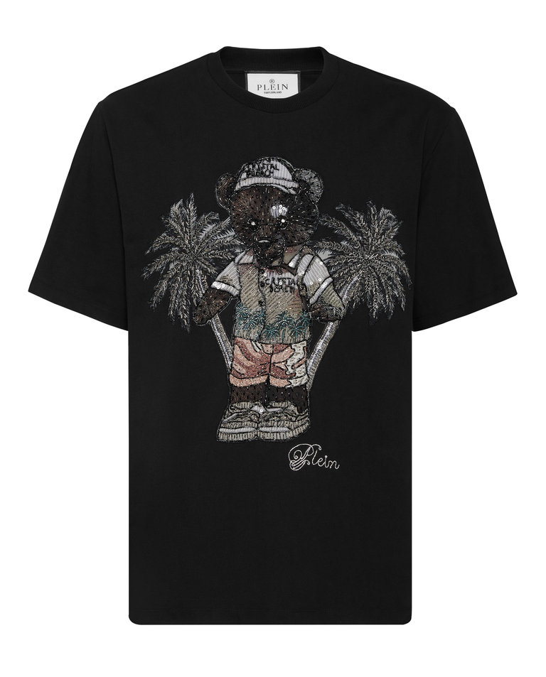 Czarny t-shirt Teddy Bear - Image #1