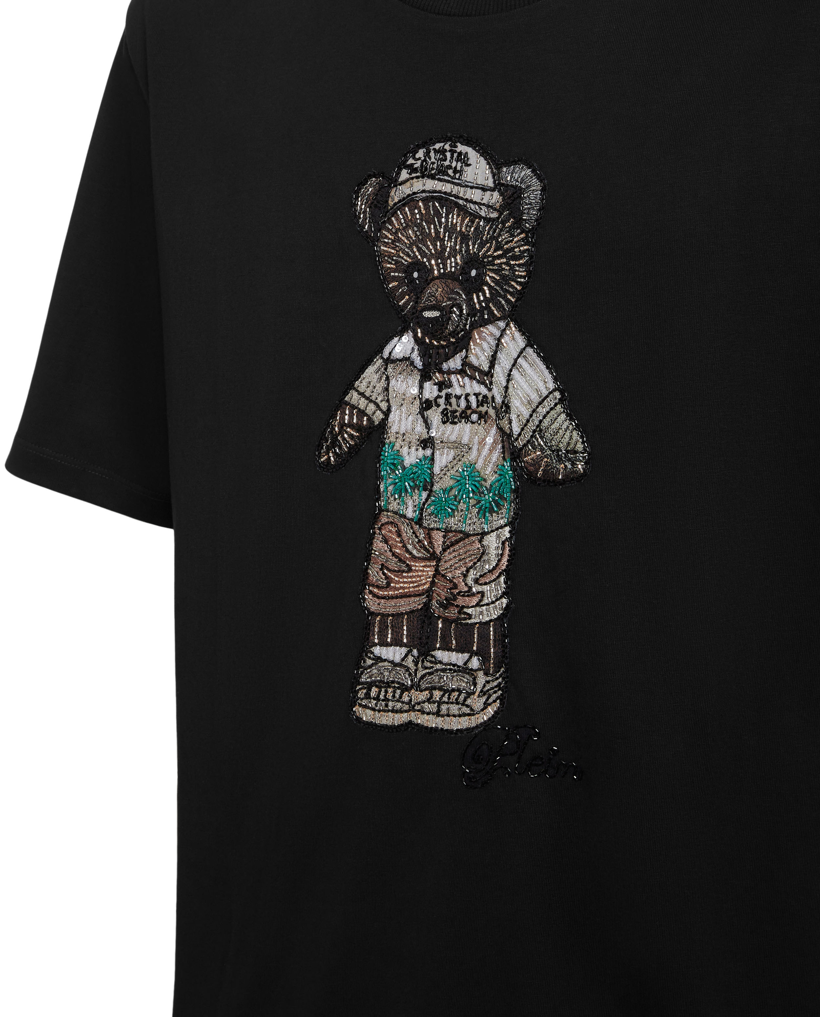 Czarny t-shirt Teddy Bear - Image #4