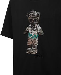 Czarny t-shirt Teddy Bear - Image #4