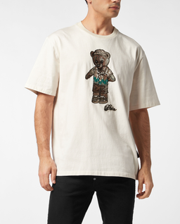 Biały t-shirt Teddy Bear - Image #0