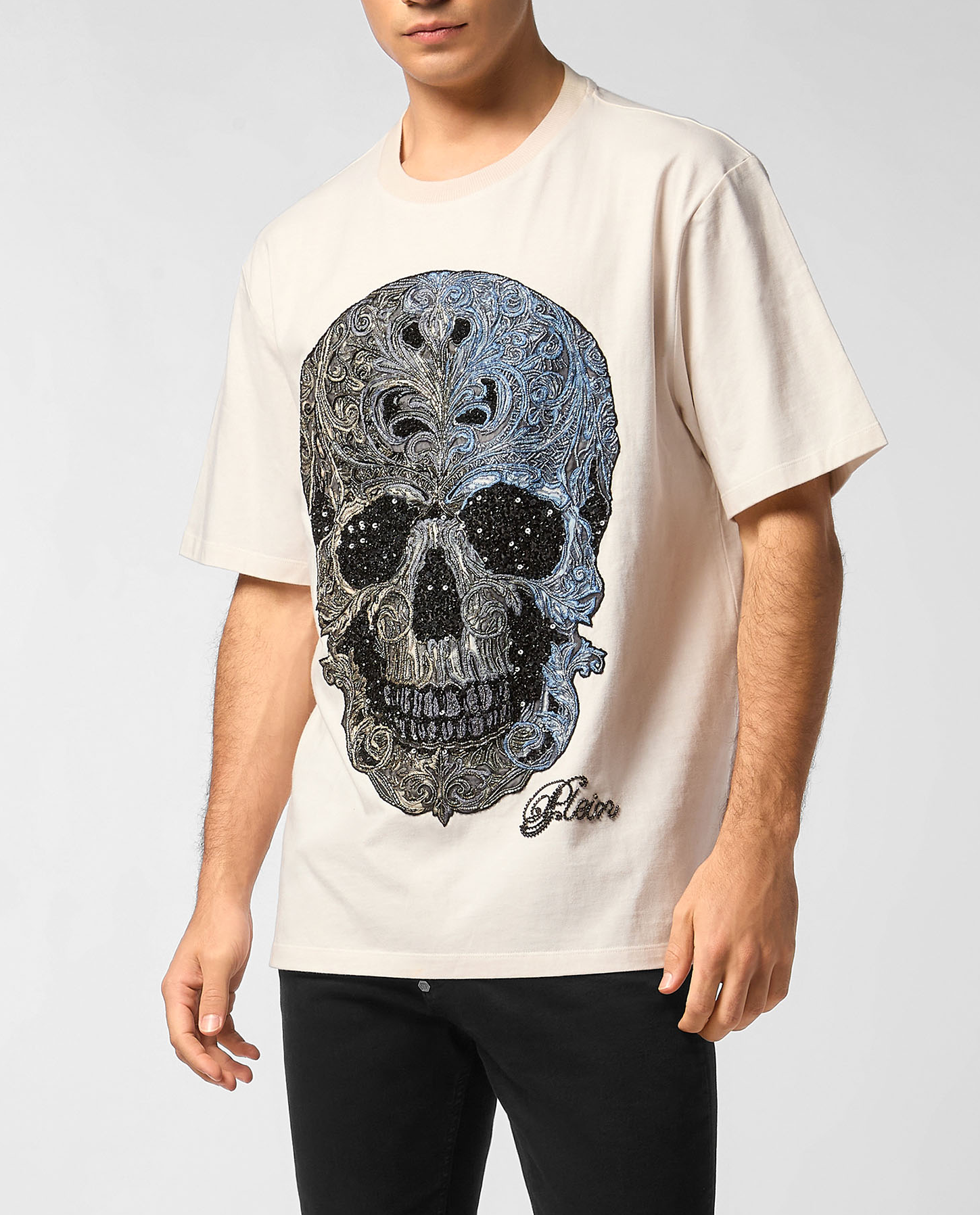 Biała koszulka Skull - Image #0