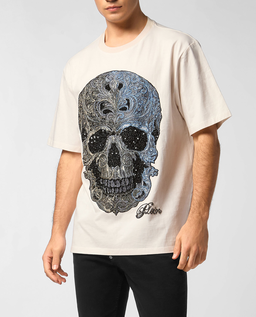 Biała koszulka Skull - Image #0