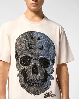 Biała koszulka Skull - Image #3