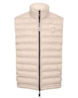 Kremowa dwustronna kamizelka puchowa - Image #7