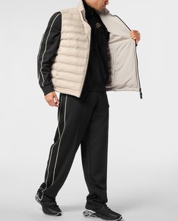 Kremowa dwustronna kamizelka puchowa - Image #3