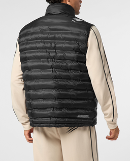 Czarna dwustronna kamizelka puchowa - Image #1