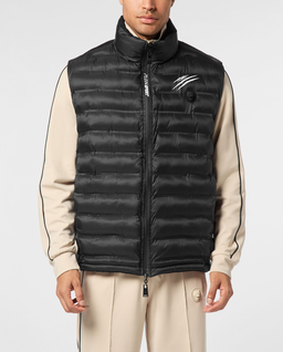 Czarna dwustronna kamizelka puchowa - Image #0