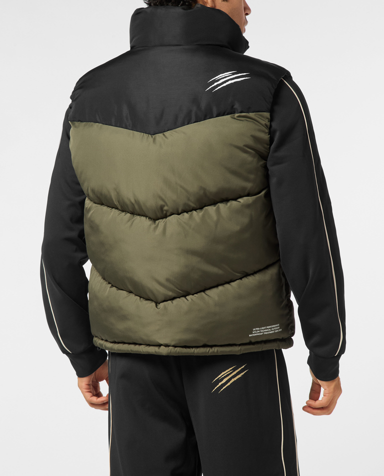 Zielona kamizelka puchowa