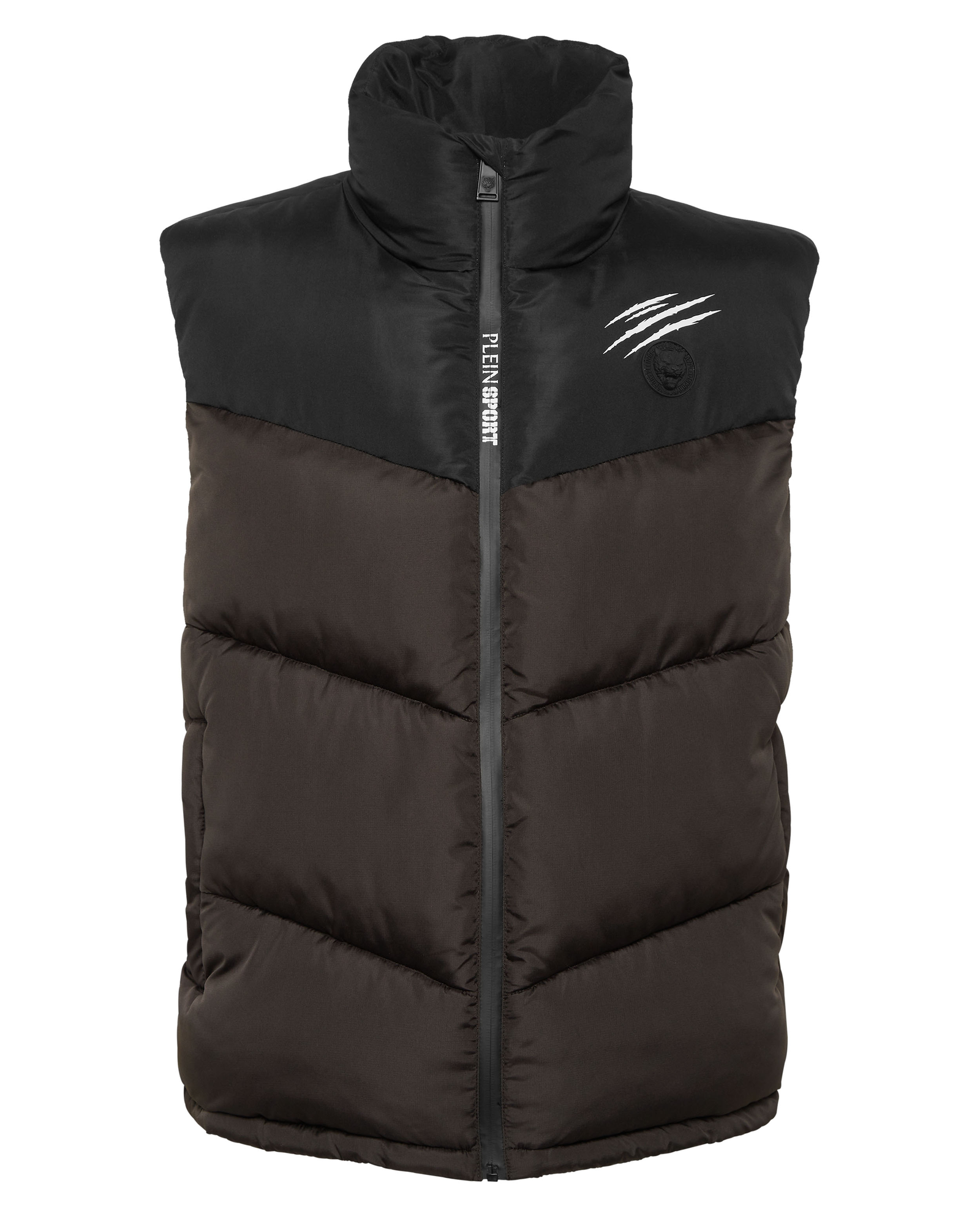 Brązowa kamizelka puchowa - Image #5