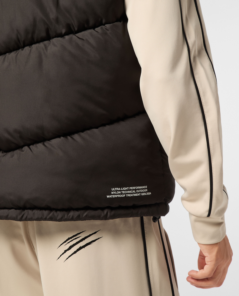 Brązowa kamizelka puchowa - Image #3