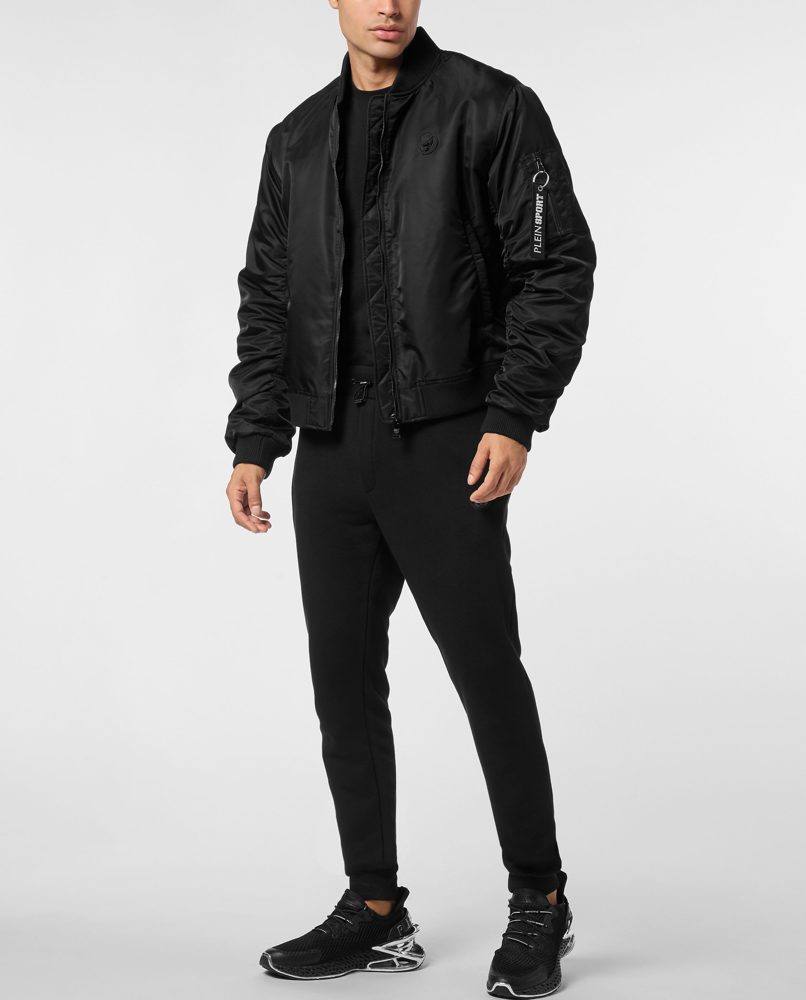 Czarna kurtka bomberka - Image #2