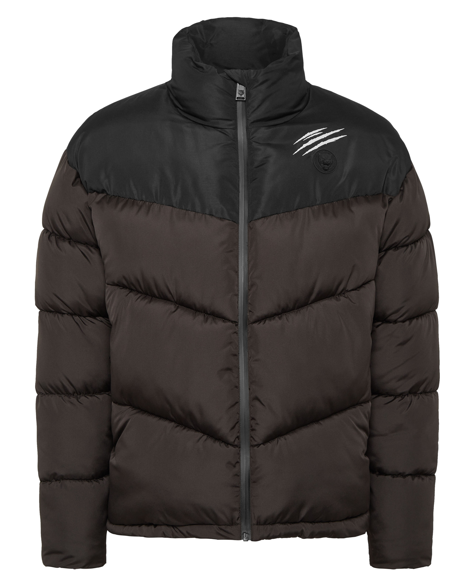 Brązowa kurtka puchowa - Image #5