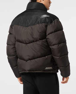 Brązowa kurtka puchowa - Image #1