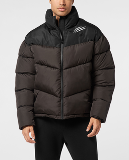 Brązowa kurtka puchowa - Image #0