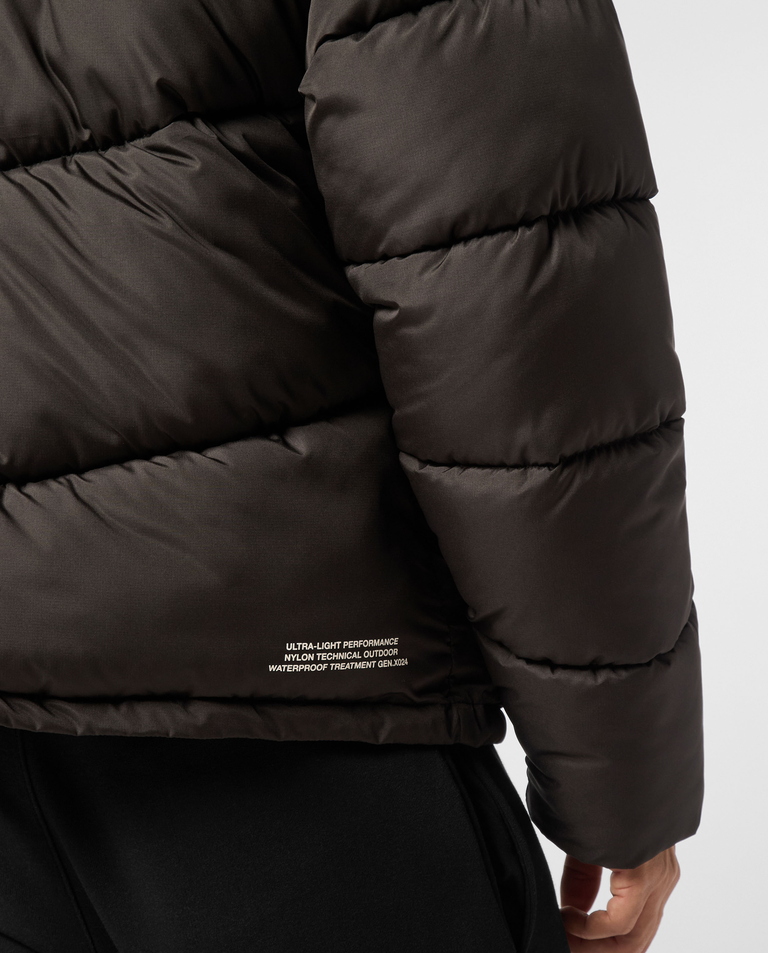 Brązowa kurtka puchowa - Image #4