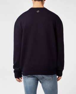 Granatowy sweter Reception Teddy - Image #2