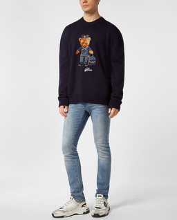 Granatowy sweter Reception Teddy - Image #3