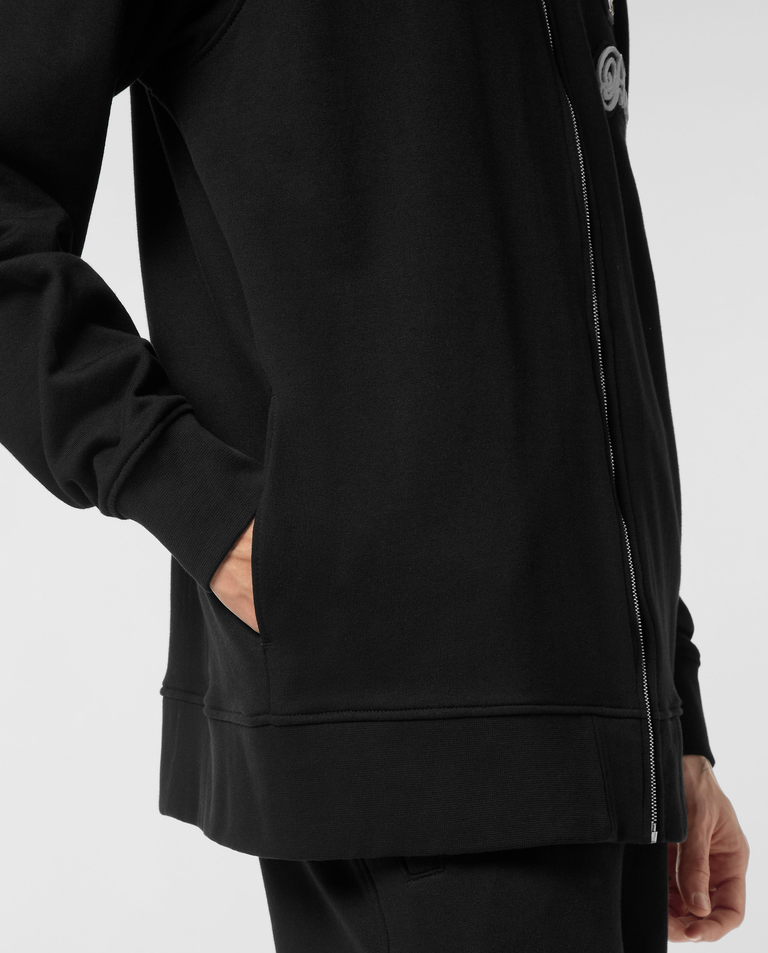 Czarna bluza z kapturem - Image #5