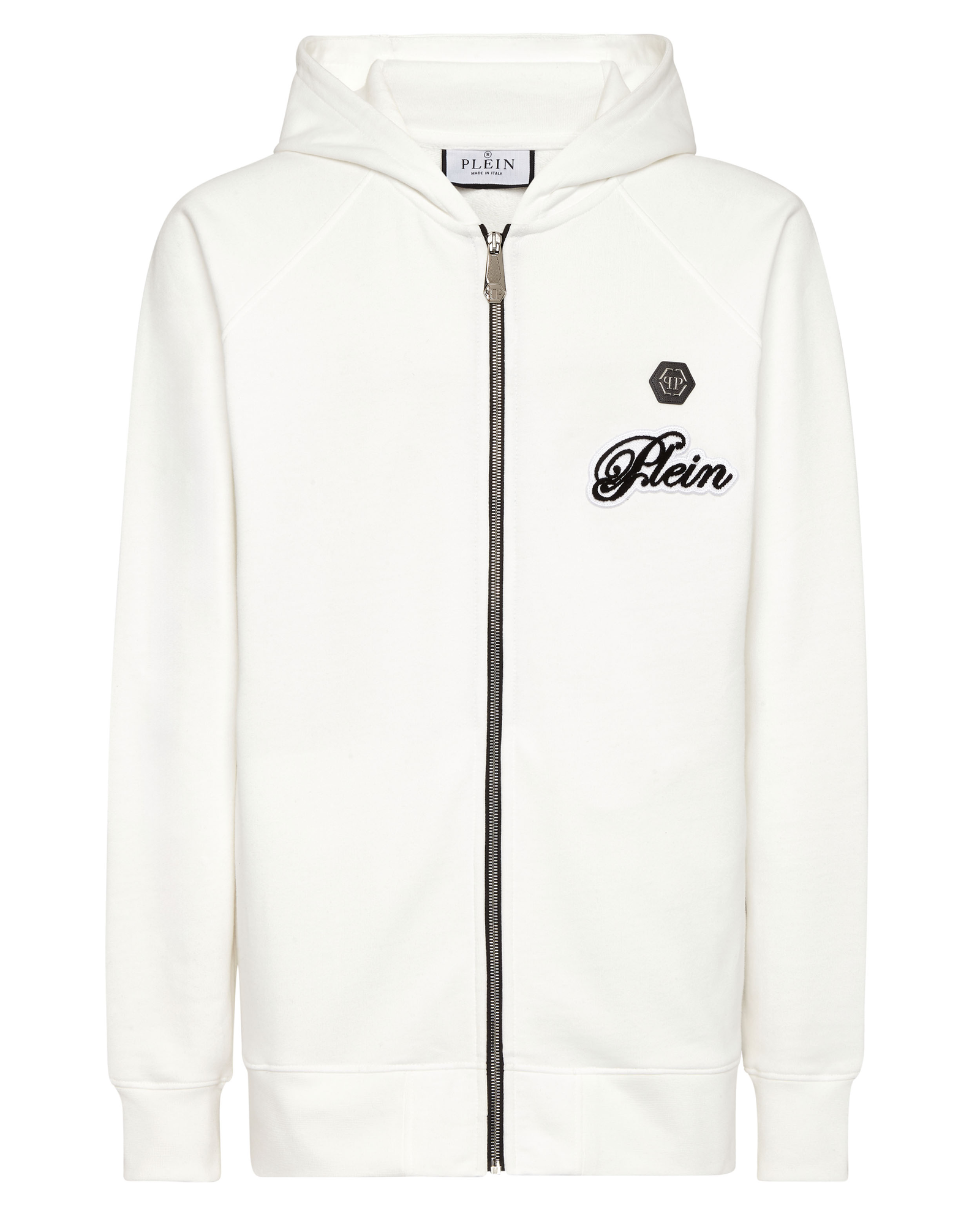 Biała bluza z kapturem - Image #1