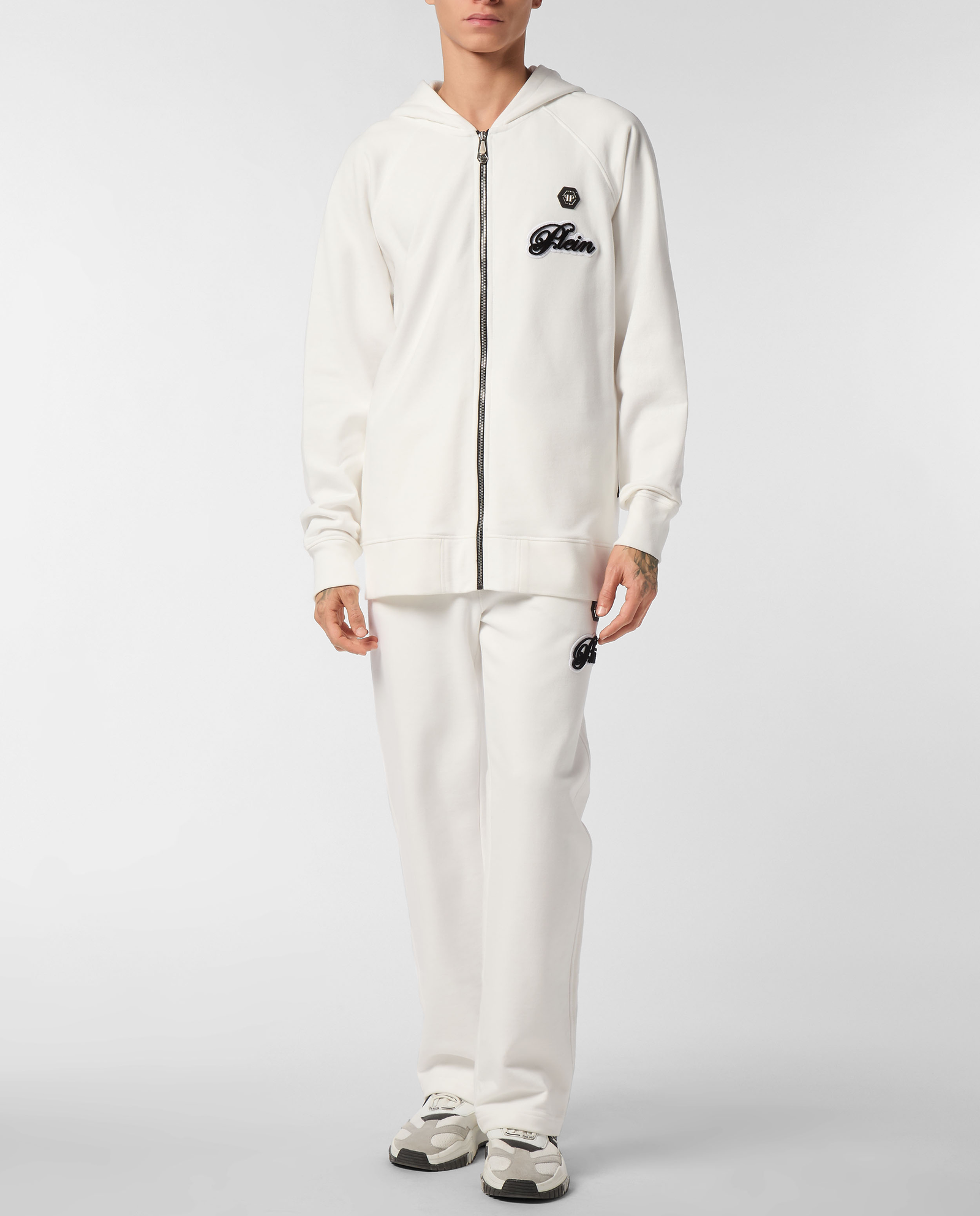 Biała bluza z kapturem - Image #3