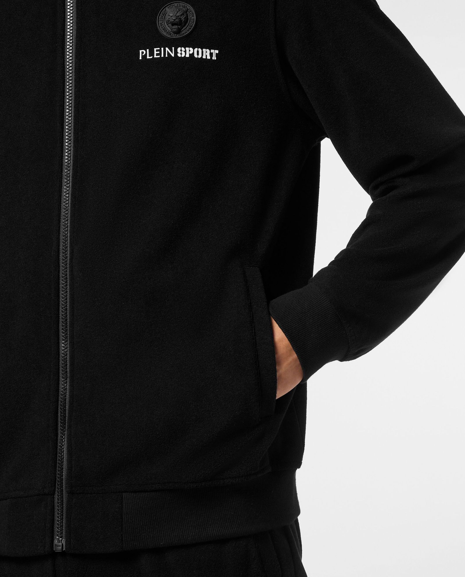 Czarna bluza z kapturem - Image #4