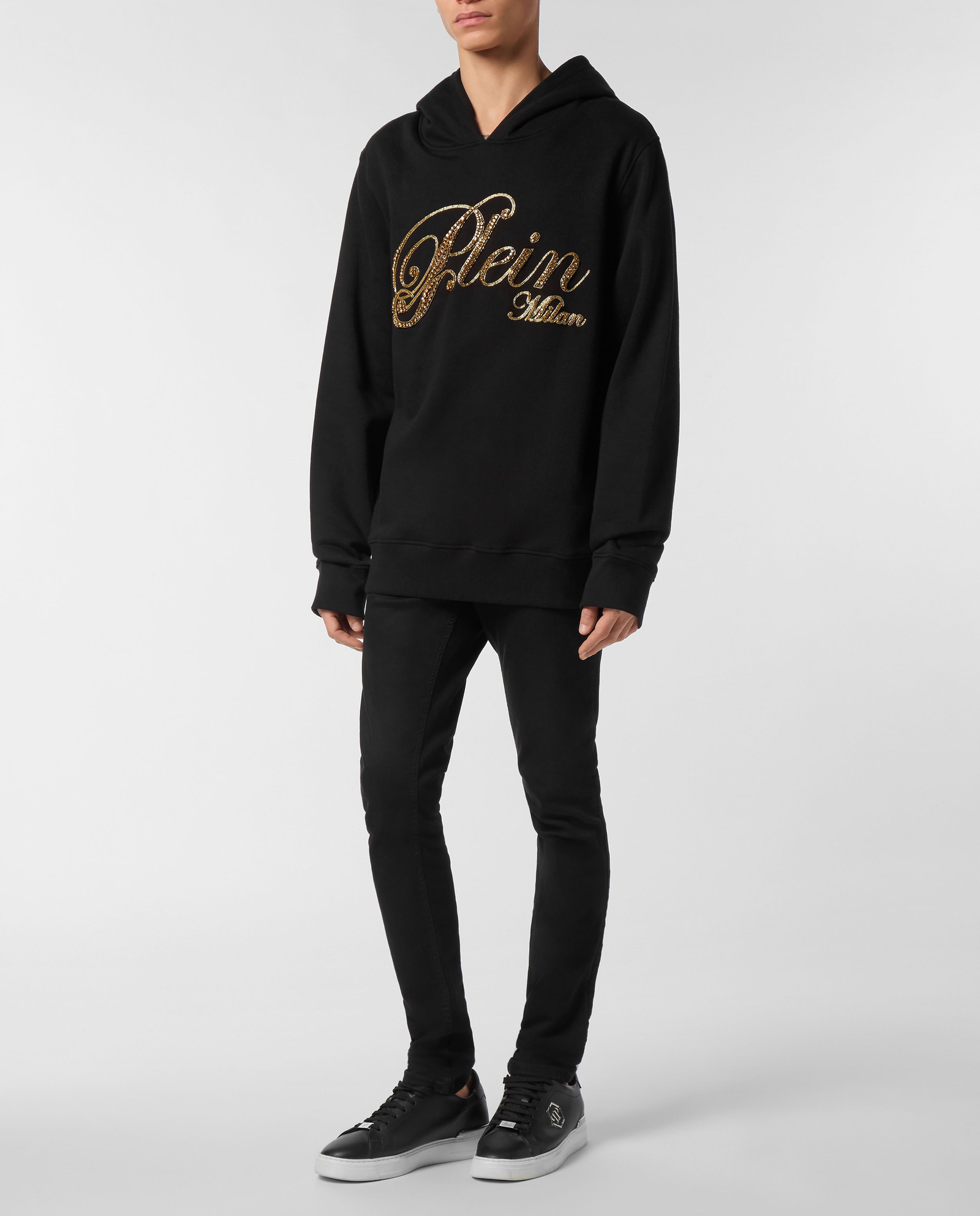 Czarna bluza z logo Stones - Image #2