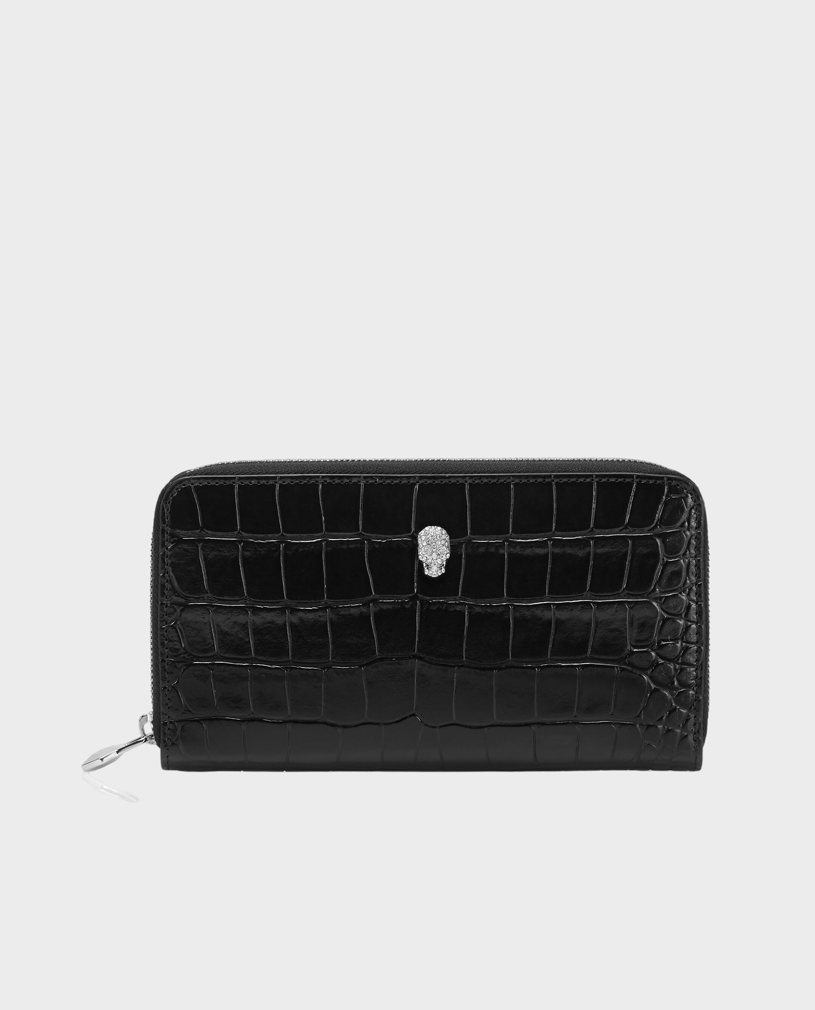 Czarny skórzany portfel Cocco - Image #0