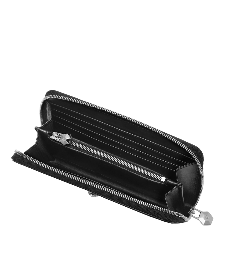 Czarny skórzany portfel Cocco