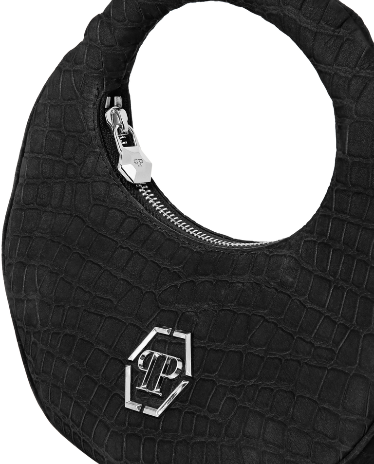 Czarna torebka Moon Bag - Image #4