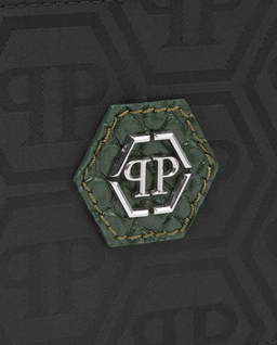 Czarny portfel z monogramem - Image #2