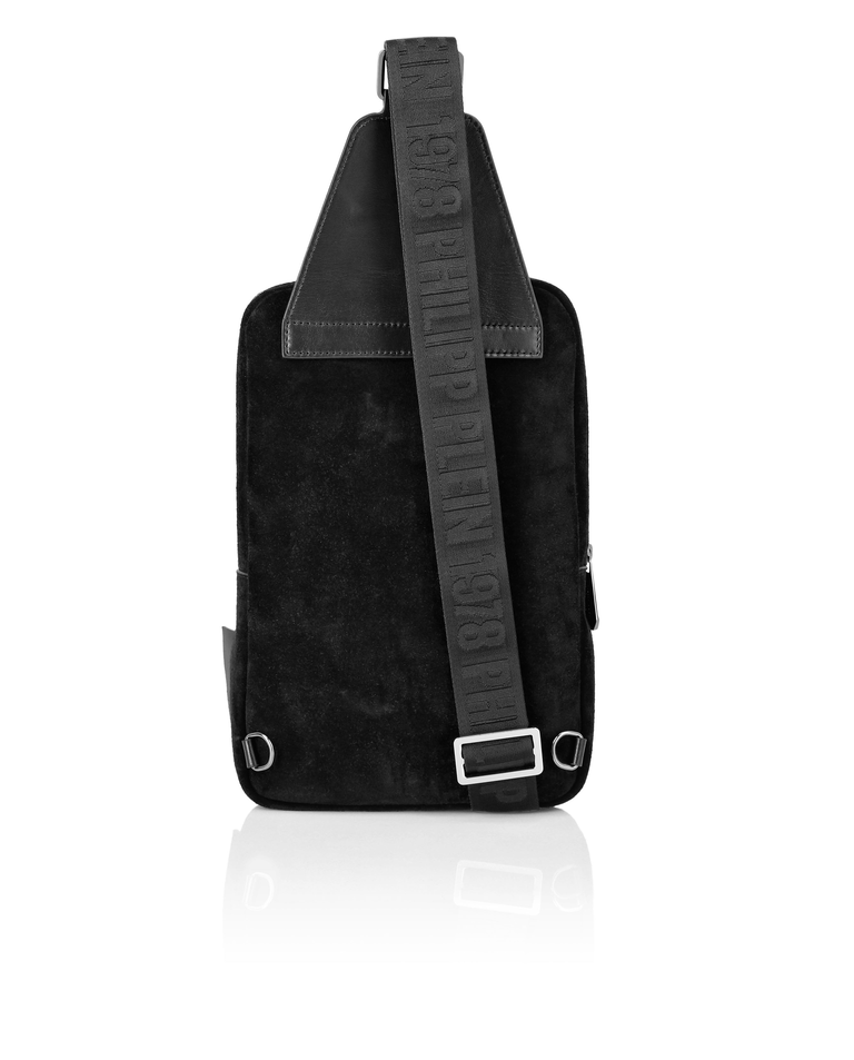 Czarna torebka crossbody Monogram Strass - Image #2