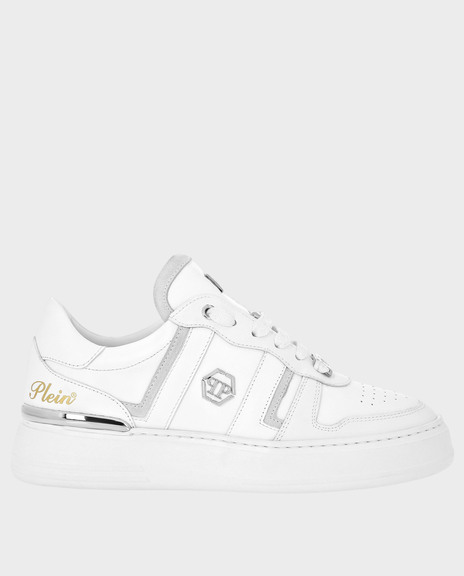 Białe sneakersy z logo - Image #0