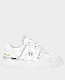 Białe sneakersy z logo - Image #0