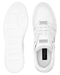 Białe sneakersy z logo - Image #3