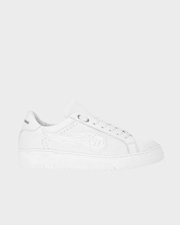 Białe sneakersy Low Top z naszywką - Image #0