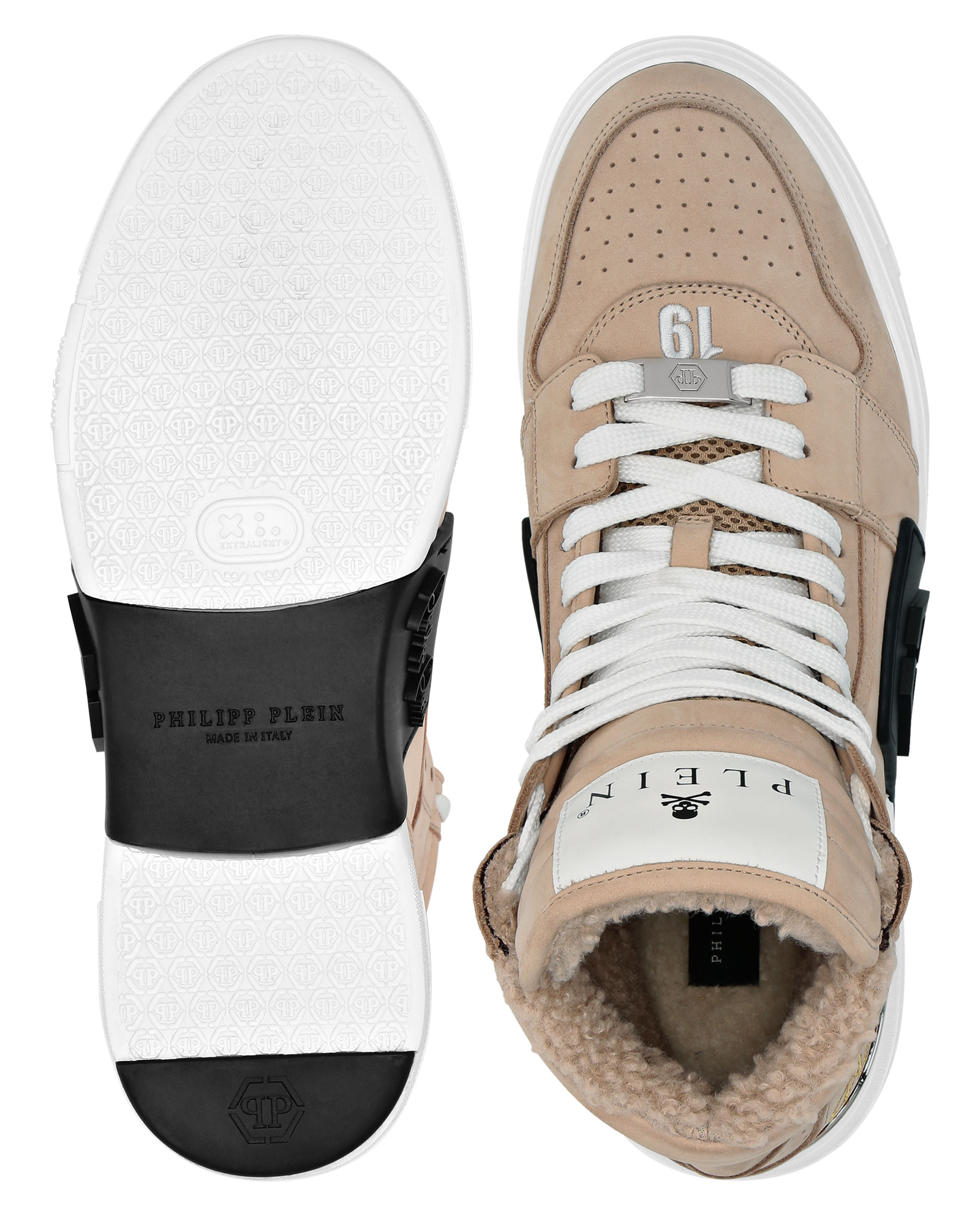 Beżowe sneakersy z ociepleniem - Image #3